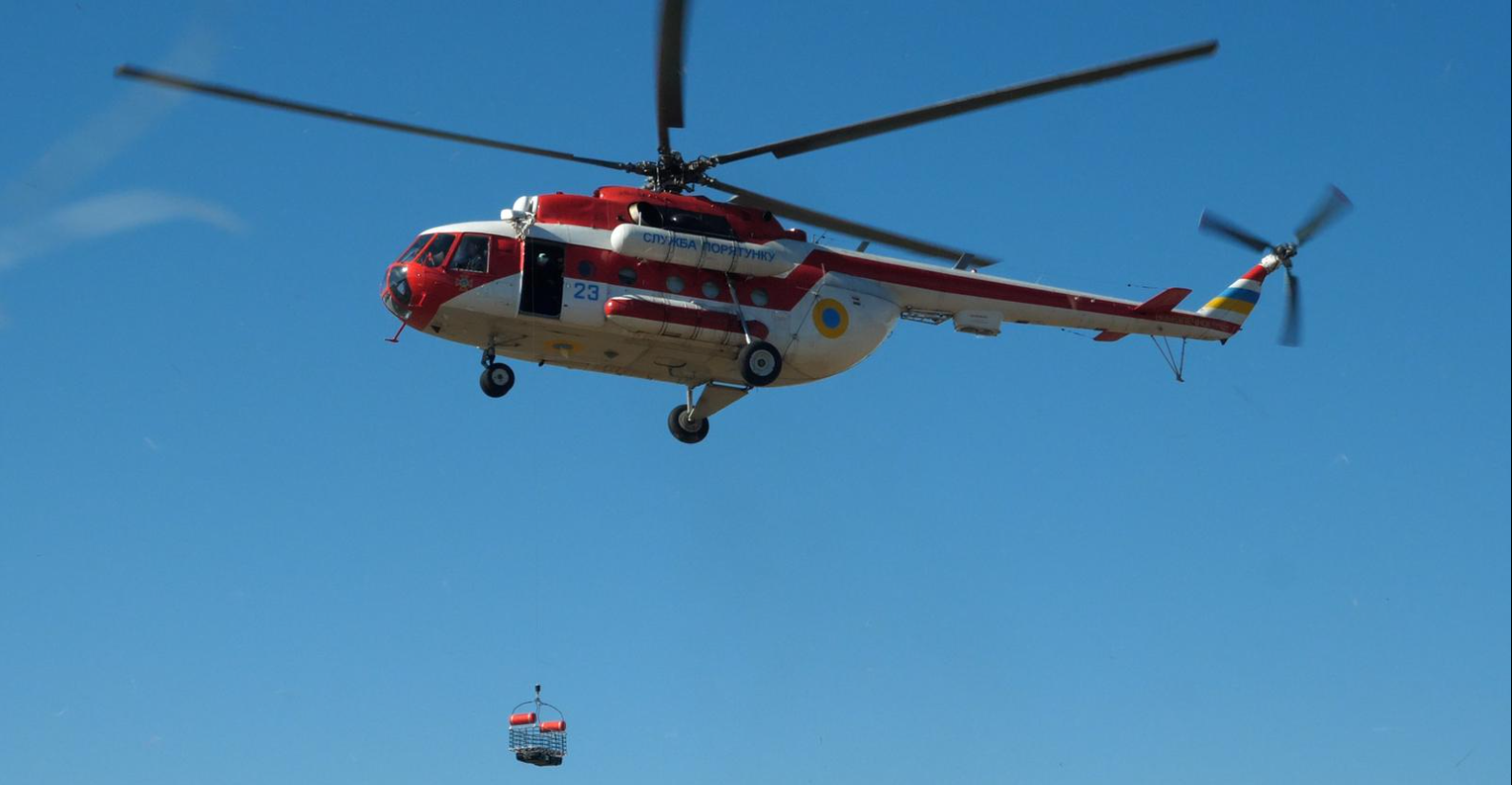 Vita Inclinata CEO hand delivers tech to Ukraine and donates American SAR helicopter system