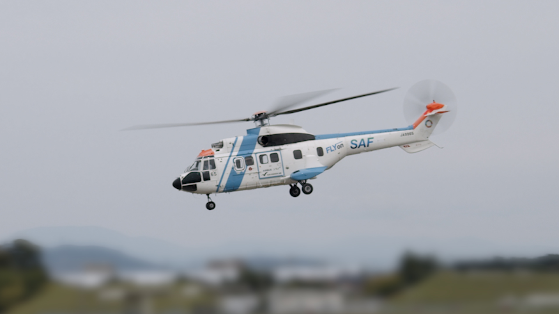 Nakanihon Helicopters Super Puma completes Japan’s first SAF helicopter flight