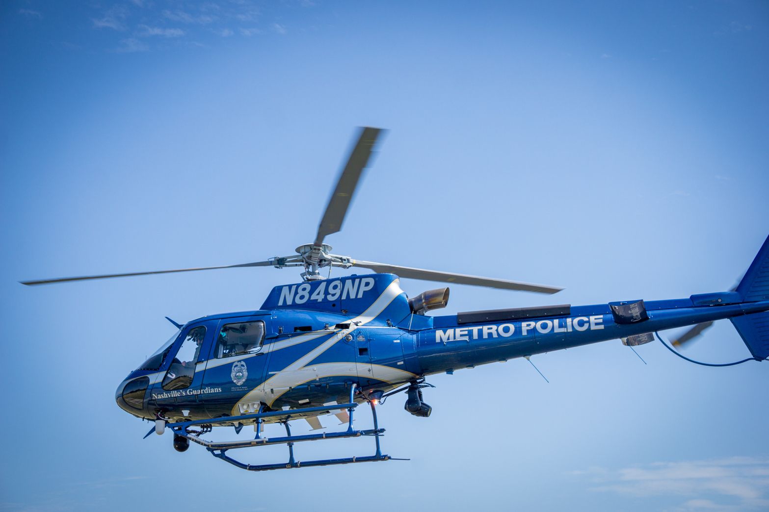 Nashville Police take delivery of the first of two H125s
