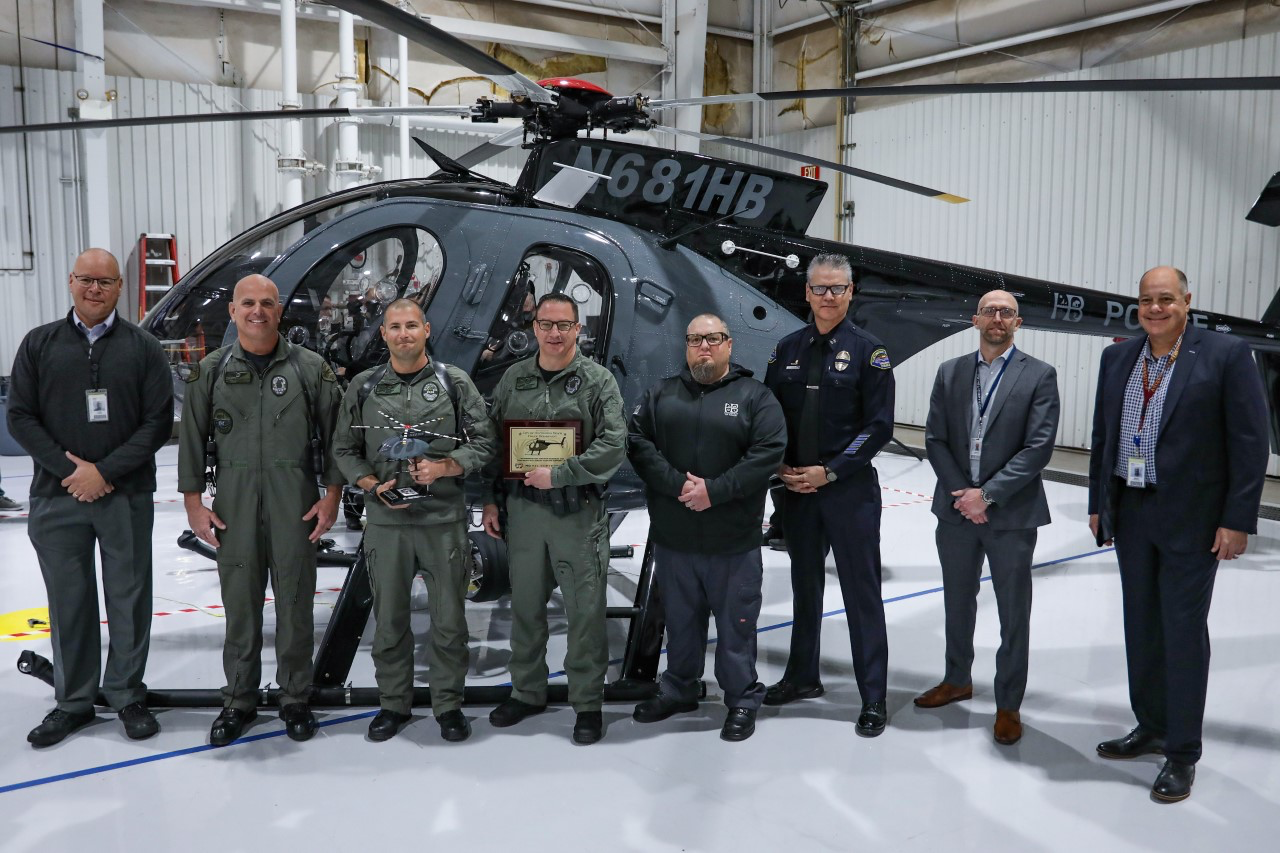 Huntington Beach PD takes delivery of MD 530F