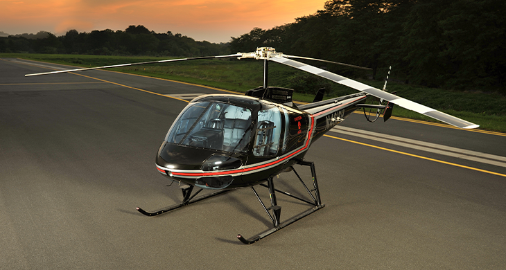 Enstrom flies first 480B since reopening