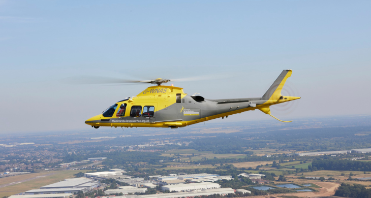 The Air Ambulance Service chalks up 50,000th mission in the Midlands