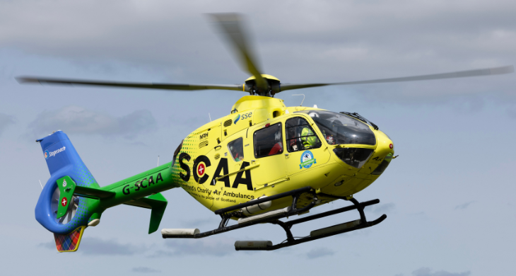 Scottish Air Ambulance chalks up 5,000th call out