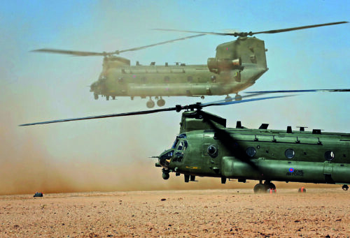 Chinook Helicopters - Good habits in training