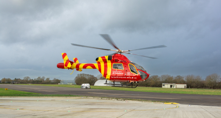 Essex and Hertfordshire Air Ambulance bids farewell to the Explorer