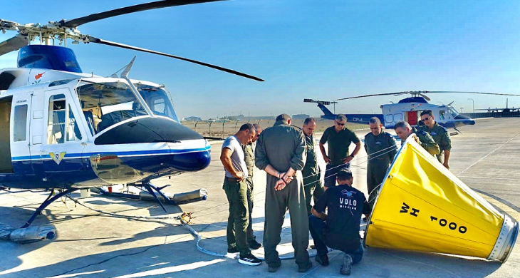 Volo Mission supplies Cyprus Police Air Unit with initial and recurrent firefighting training